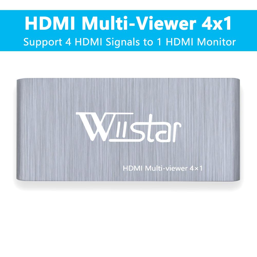 Wiistar 4x1 HDMI ġ Ƽ  HDMI 4x1  ũ..